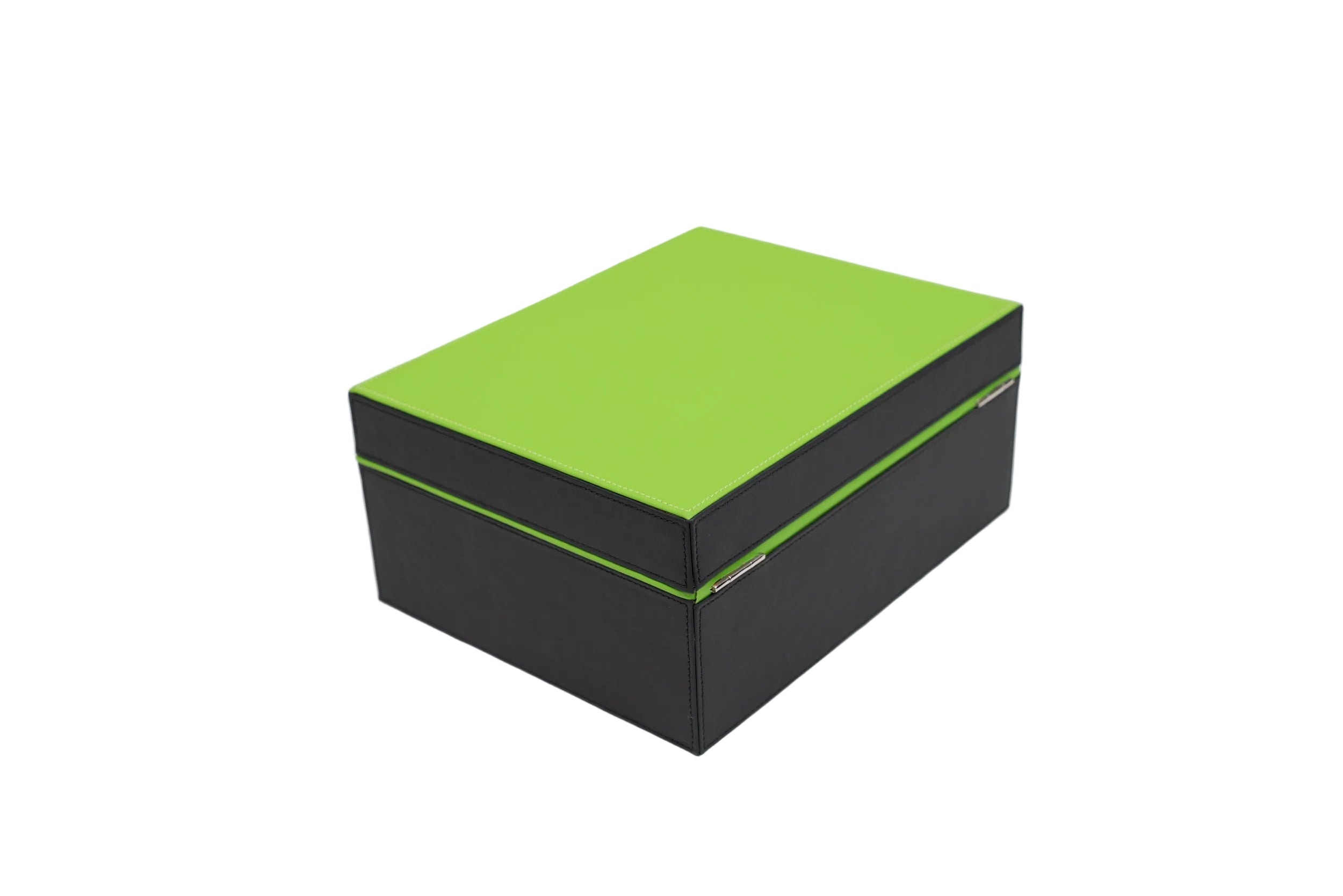 Brizard & Co – “Airflow” Cigar Humidor (30/40 Count) – Racing Black & Lime Green Collection