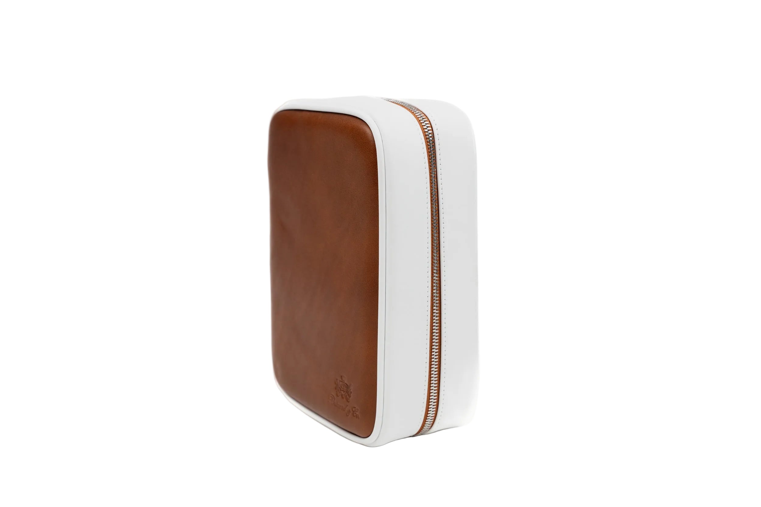 Brizard & Co – Havana Traveler - Whisky Calf Leather & White Collection