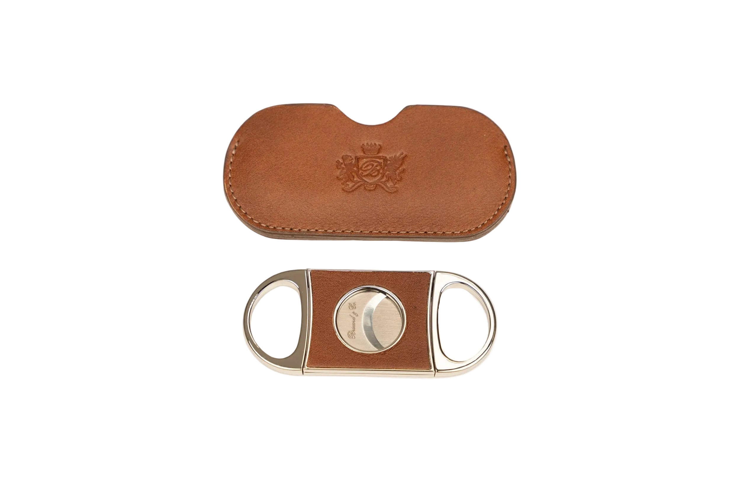 Brizard & Co – Double Guillotine Series II Cutter - Whisky Calf Leather & White