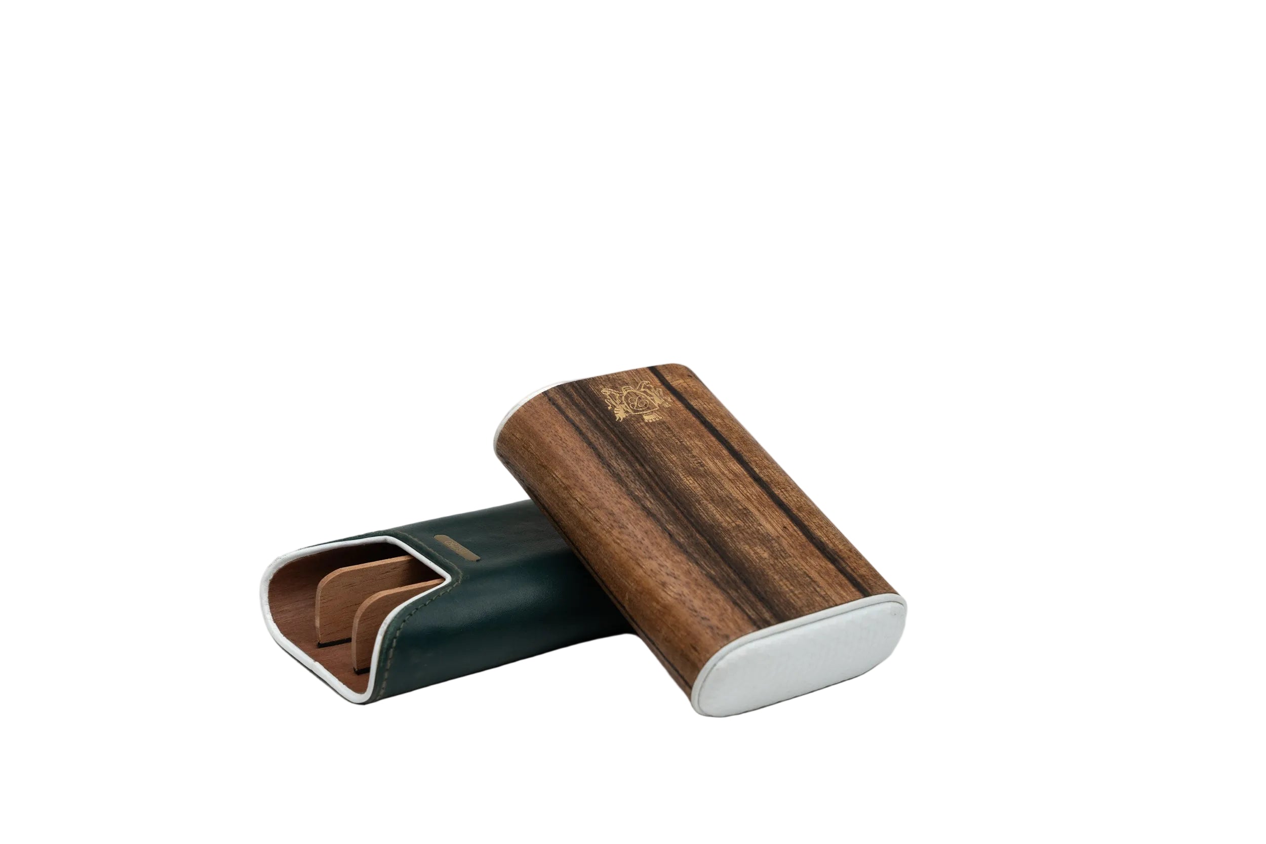 Brizard & Co – “Show Band” 3 Cigar Case (Gordo) – Golf Heritage Collection