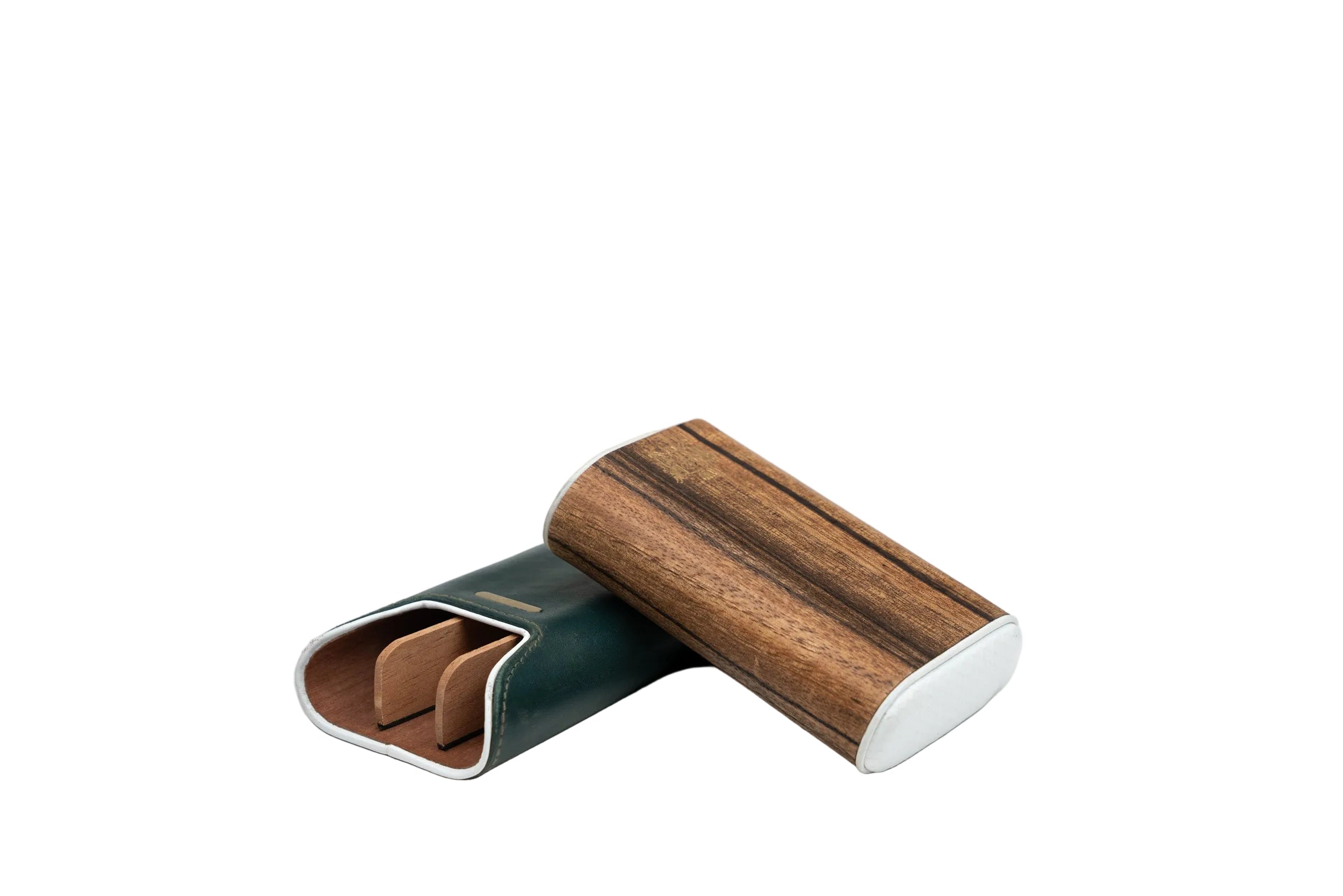 Brizard & Co – “Show Band” 3 Cigar Case (Gordo) – Golf Heritage Collection