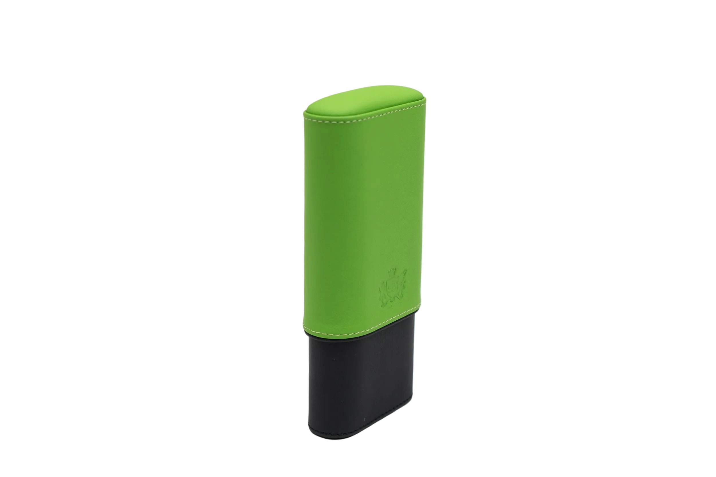 Brizard & Co – “Show Band” 3 Cigar Case – Racing Black & Lime Green Collection