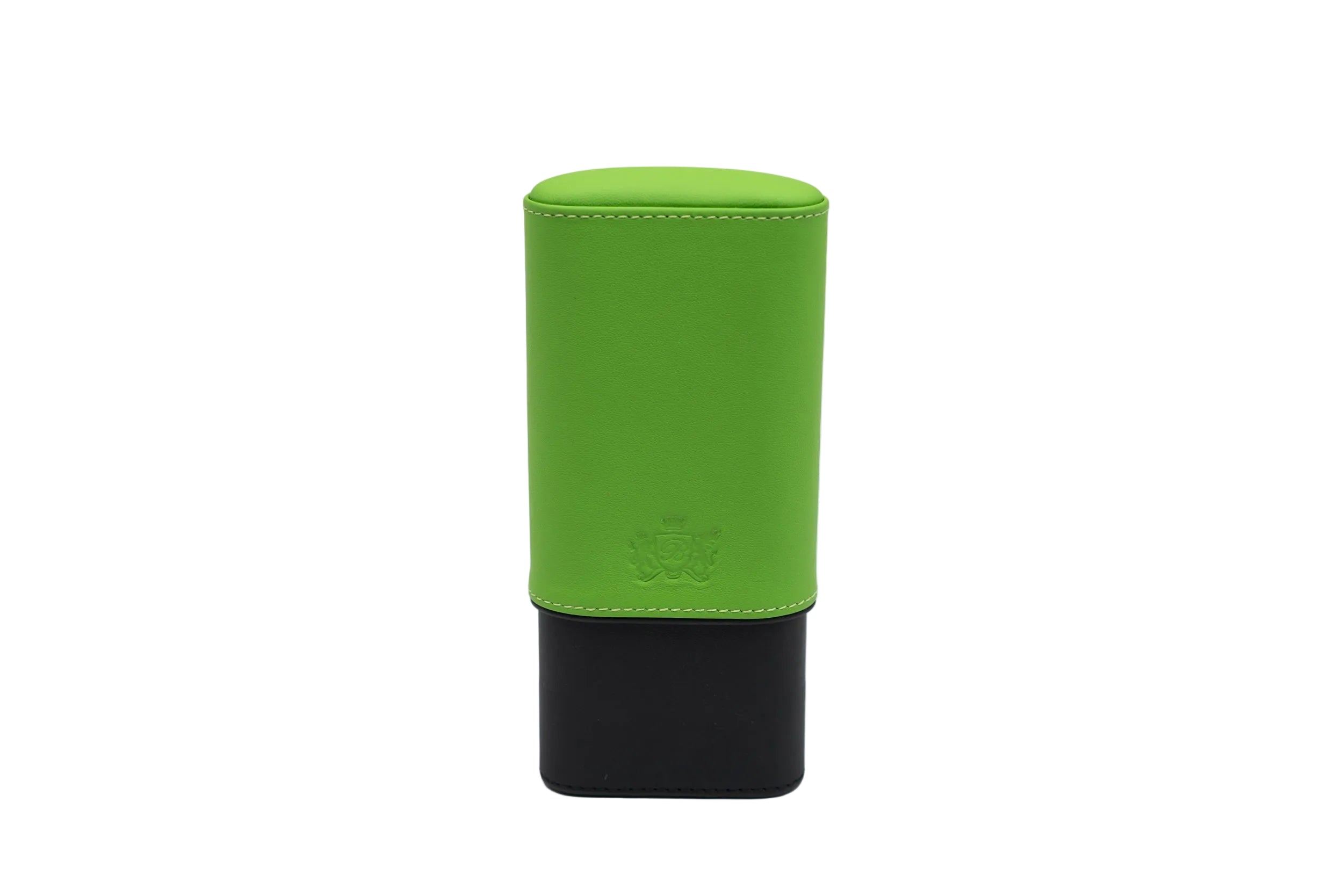 Brizard & Co – “Show Band” 3 Cigar Case – Racing Black & Lime Green Collection
