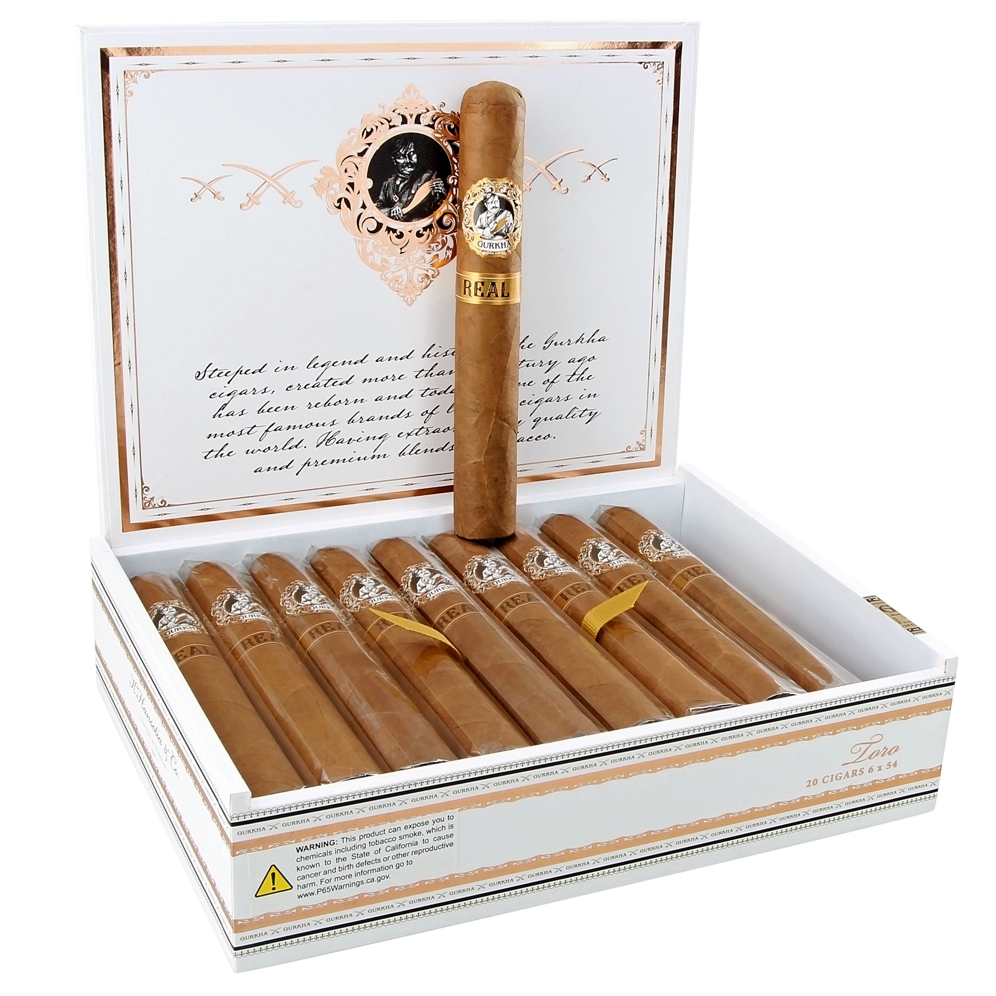 Box of Gurkha Real Cigars