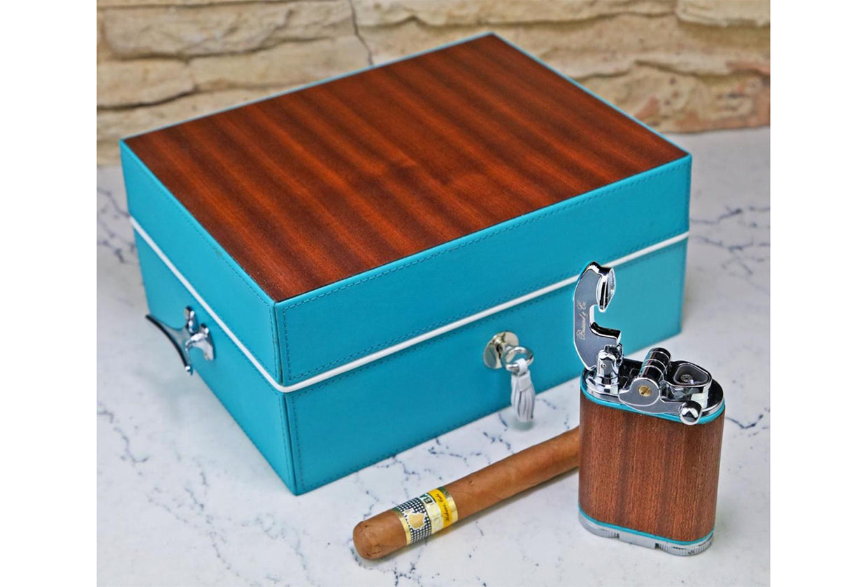 Brizard & Co “Airflow” Cigar Humidor – Positano Collection (30/40 Count)