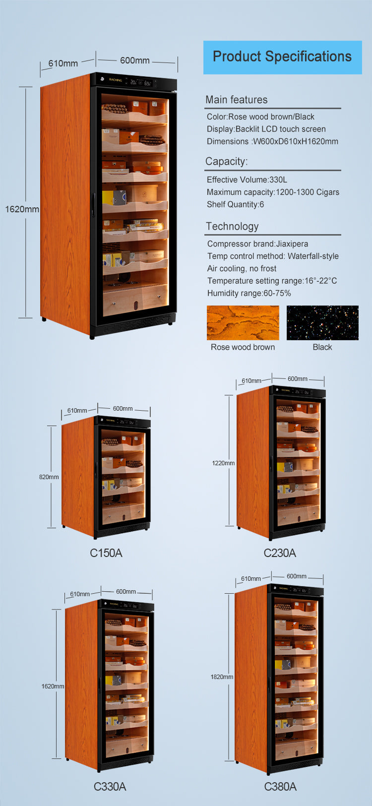 Raching C330A Humidor