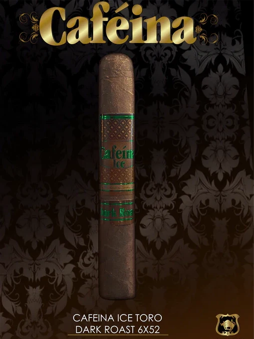Lucky Cigar - INFUSED CIGARS: CAFEINA ICE DARK ROAST TORO 6X52