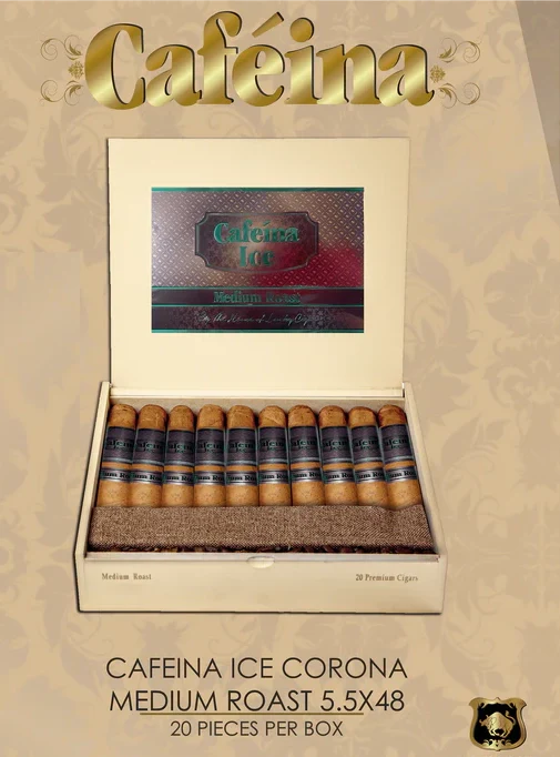 Lucky Cigar - INFUSED CIGARS: CAFEINA ICE MEDIUM ROAST CORONA 5.5X48