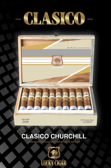 Lucky Cigar - Classico - 7" x 48 Churchill