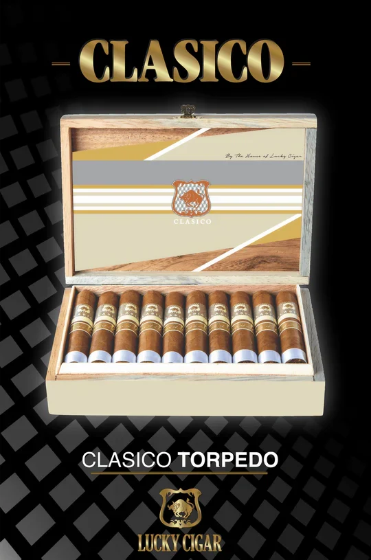 Lucky Cigar - Classico - 6" x 52 Torpedo