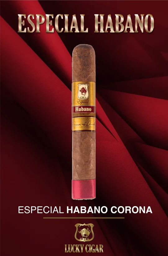 Lucky Cigar - ESPECIAL HABANO Corona Box Press 5x48