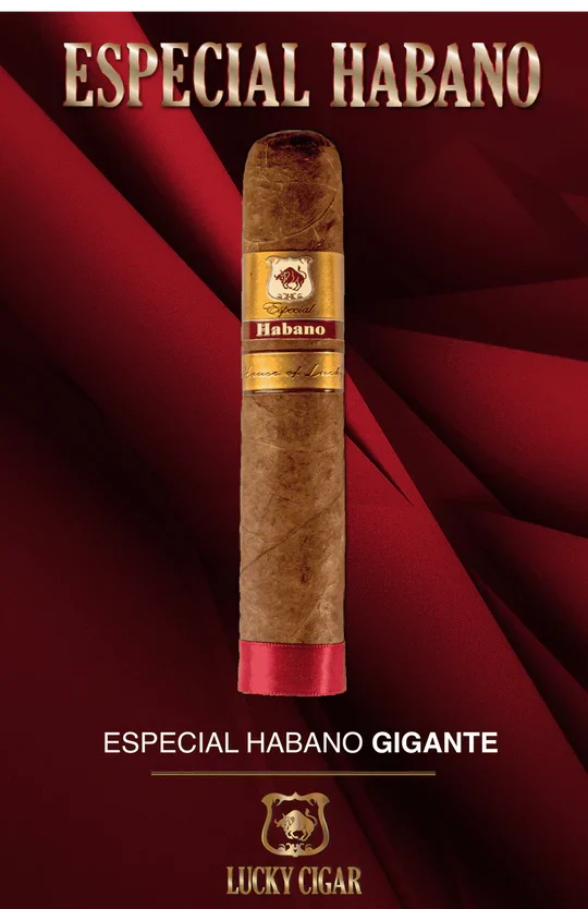 Lucky Cigar - Especial Habano Box Press - 7" x 70 Gigante