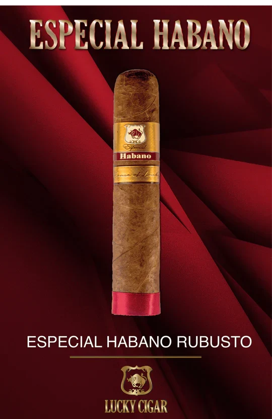 Lucky Cigar - Especial Habano Box Press - 5" x 50 Robusto