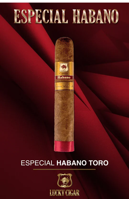 Lucky Cigar - Especial Habano Box Press - 6" x 52 Toro