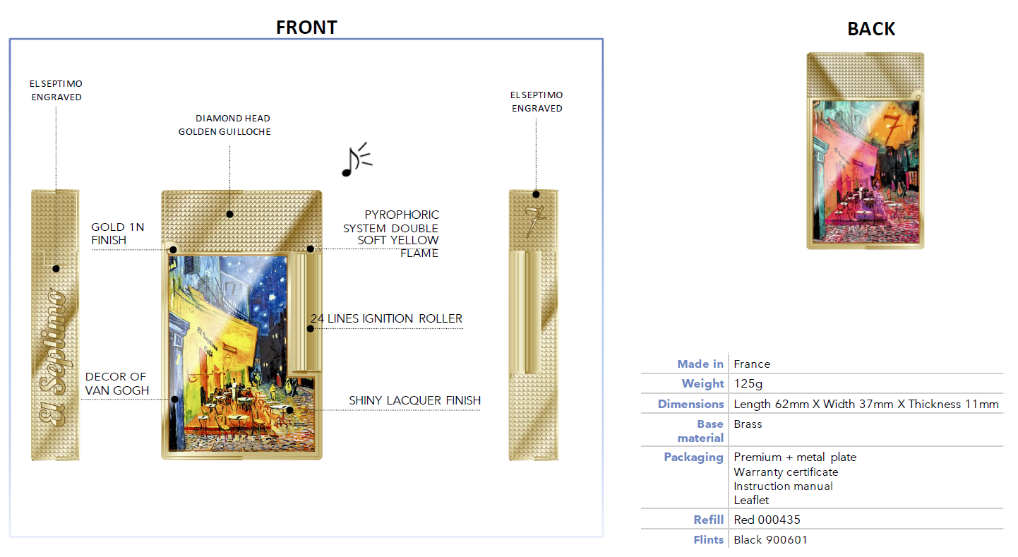 El-Septimo - The Van Gogh “Ping” by El Septimo x Dupont