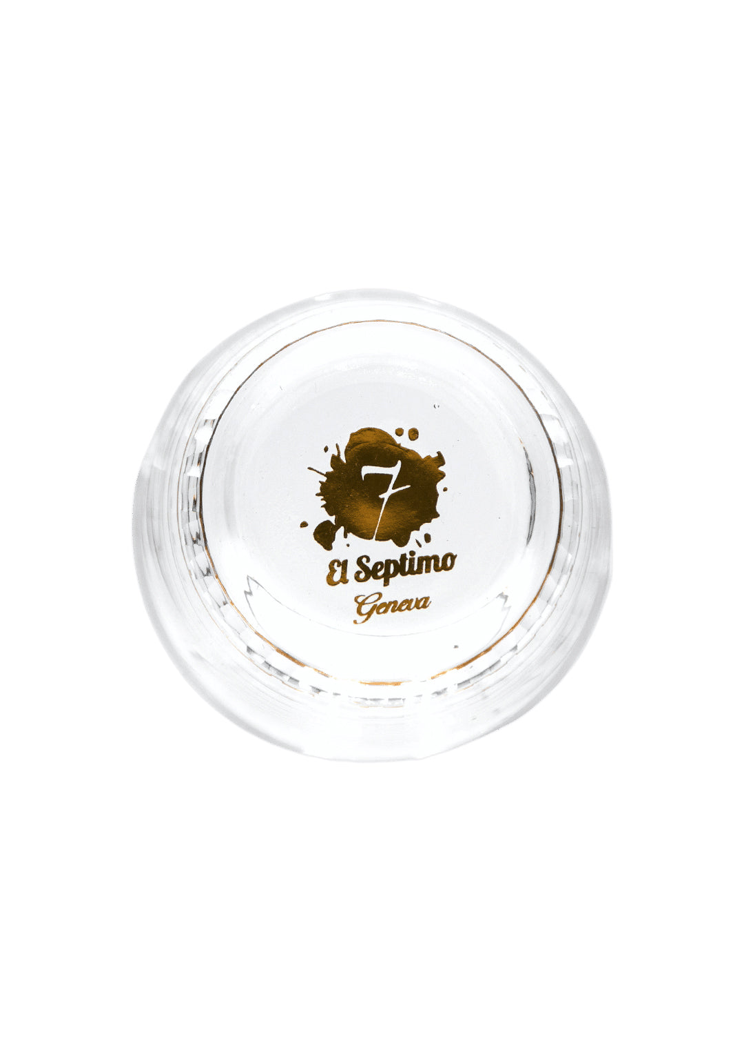 El-Septimo - Cigar Whiskey Glass: Logo Side