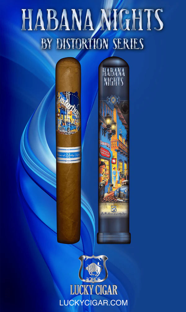 Lucky Cigar - Habana Nights Cigar From The Distortion Series - 6" x 50