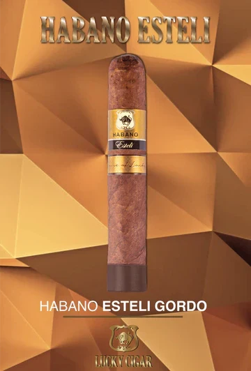 Lucky Cigar - Habano Estelli - 6" x 60 Gordo