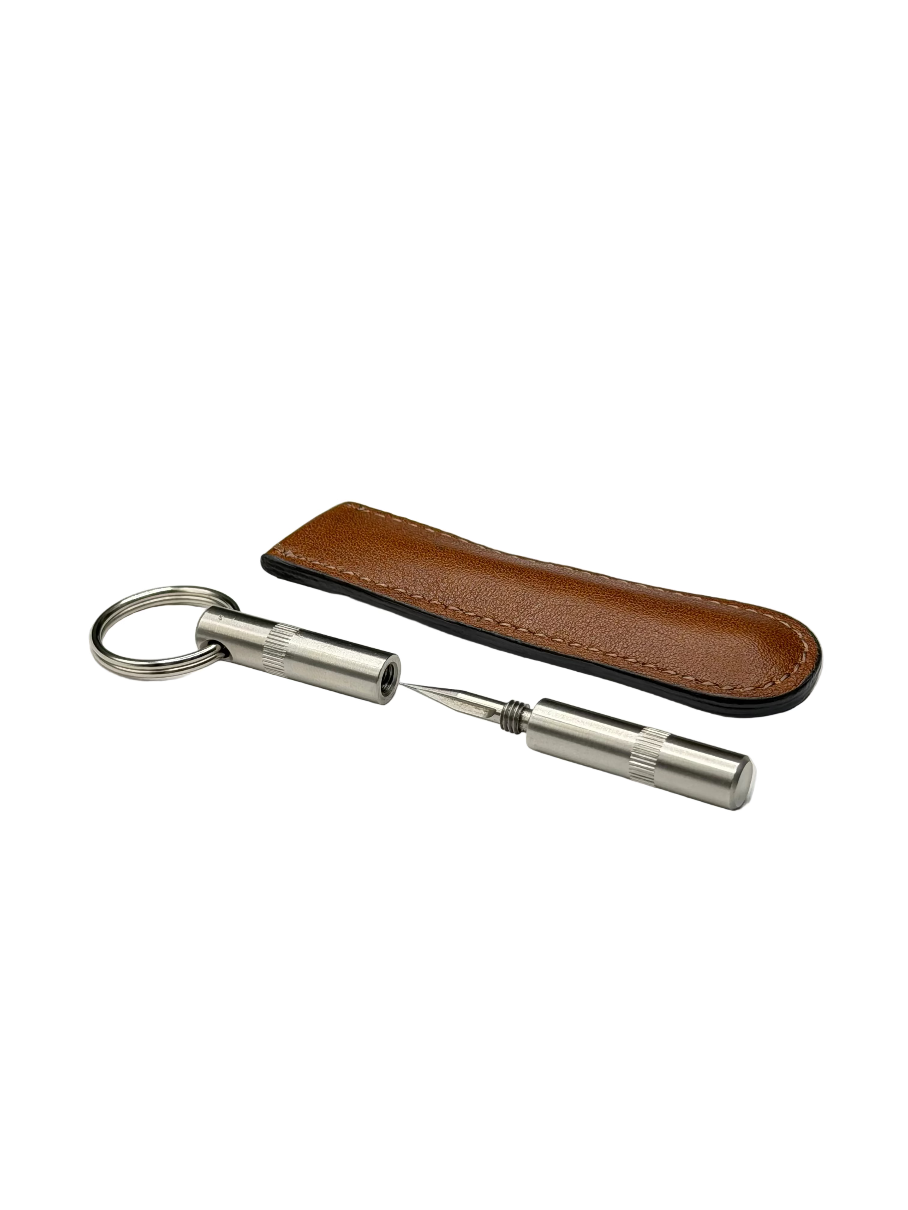 Brizard & Co – Trilogy “Spear” Cutter - Whisky Calf Leather & White