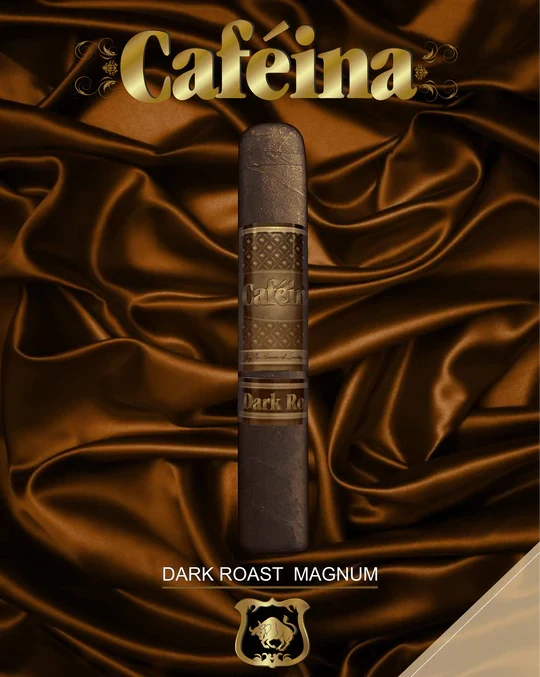Lucky Cigar - INFUSED CIGARS: CAFEINA DARK ROAST MAGNUM 5X58