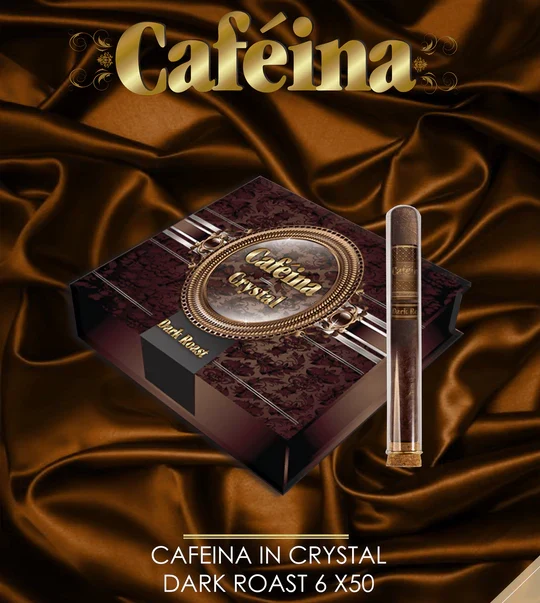 Lucky Cigar - INFUSED CIGARS: CAFEINA DARK ROAST IN CRYSTAL