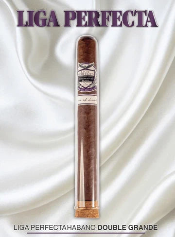 Lucky Cigar - Liga Perfecta - 7½ x 50 Habano Double Grande in Glass Tube
