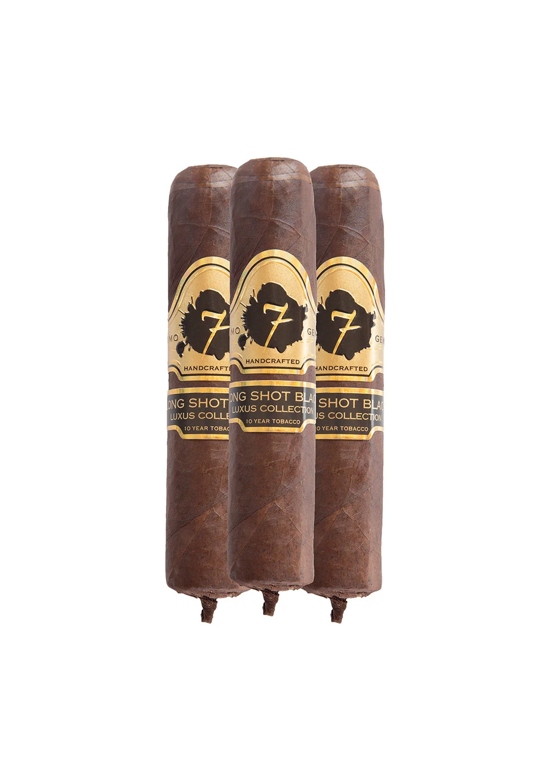 Three  El Septimo Long Shot Black cigars