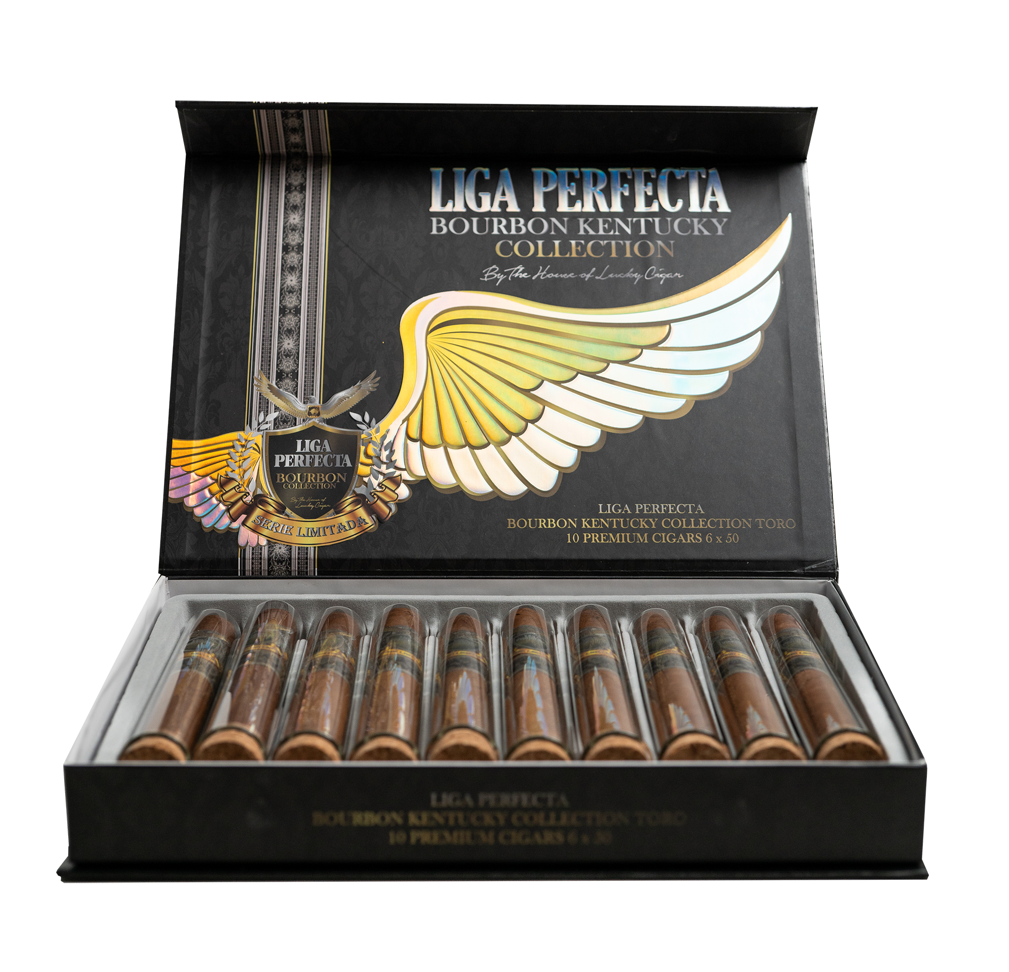 Lucky Cigar - LIGA PERFECTA BOURBON KENTUCKY COLLECTION DOUBLE GRANDE 7 1/2 X 50