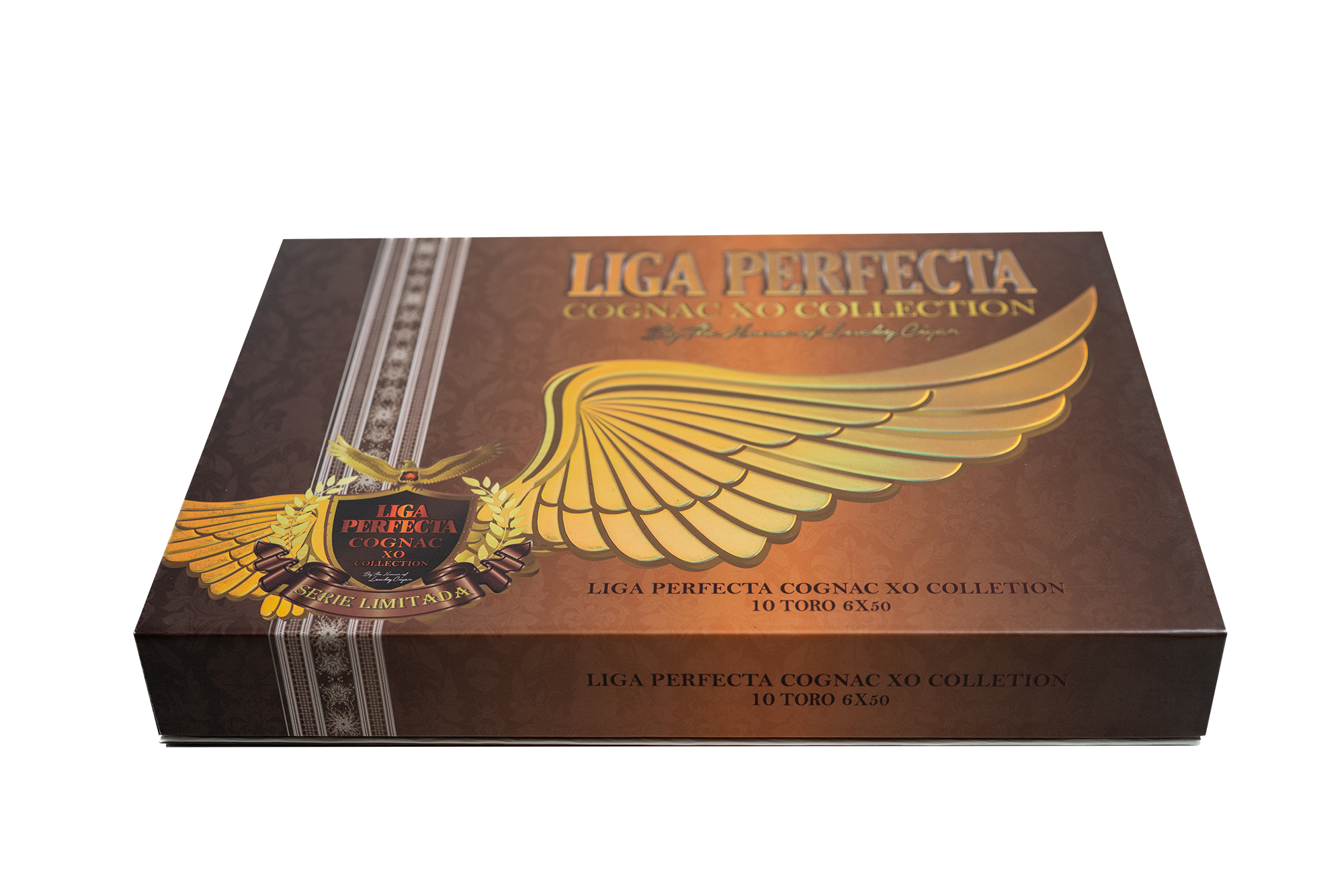 Lucky Cigar - Liga Perfecta Xo Cognac - 6" x 50 Toro in Glass Tubes