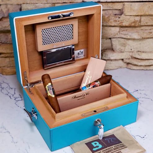 Brizard & Co – “Airflow” Cigar Humidor (13/15 Count) – Positano Collection