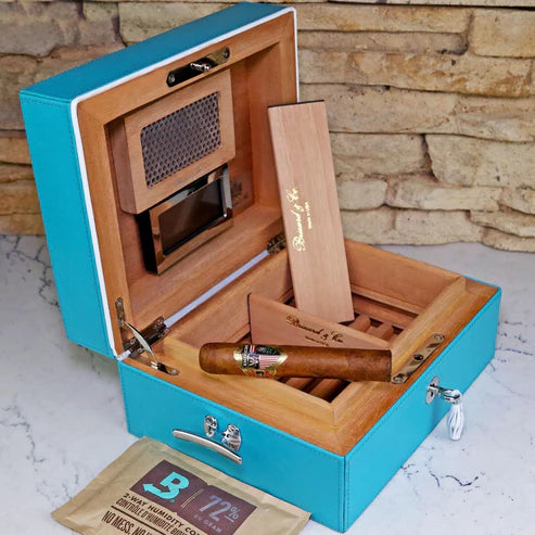 Brizard & Co – “Airflow” Cigar Humidor (13/15 Count) – Positano Collection