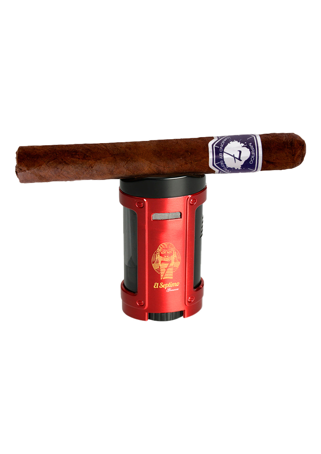 El-Septimo - Gilgamesh Quadruple Torch Lighter & Stand