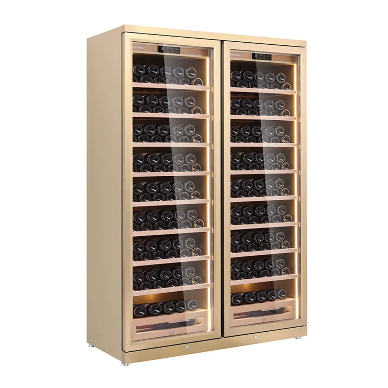 Raching - CD1200 Smart Dual-Door Cigar & Wine Cabinet