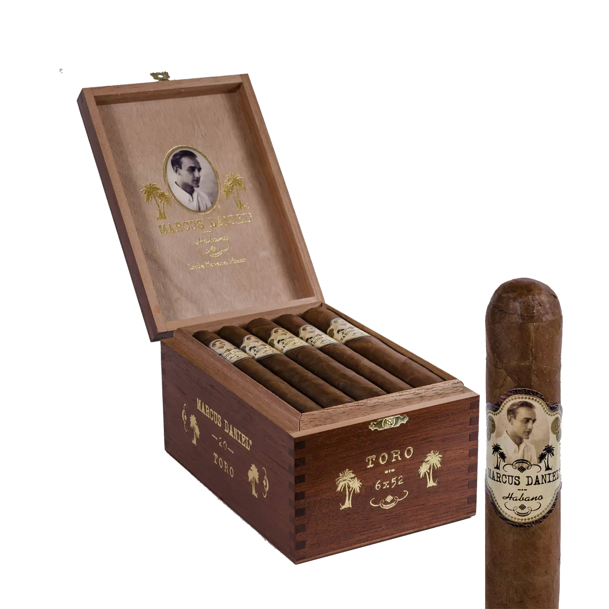 box of 25 Marcus Daniel Habano Miami Collection Turo