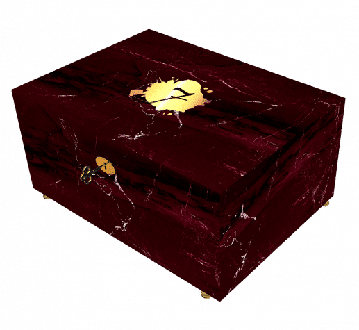 El-Septimo - Brown Marble Humidor: Trilogy Collection