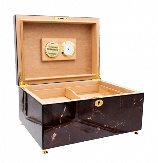 El-Septimo - Brown Marble Humidor: Trilogy Collection