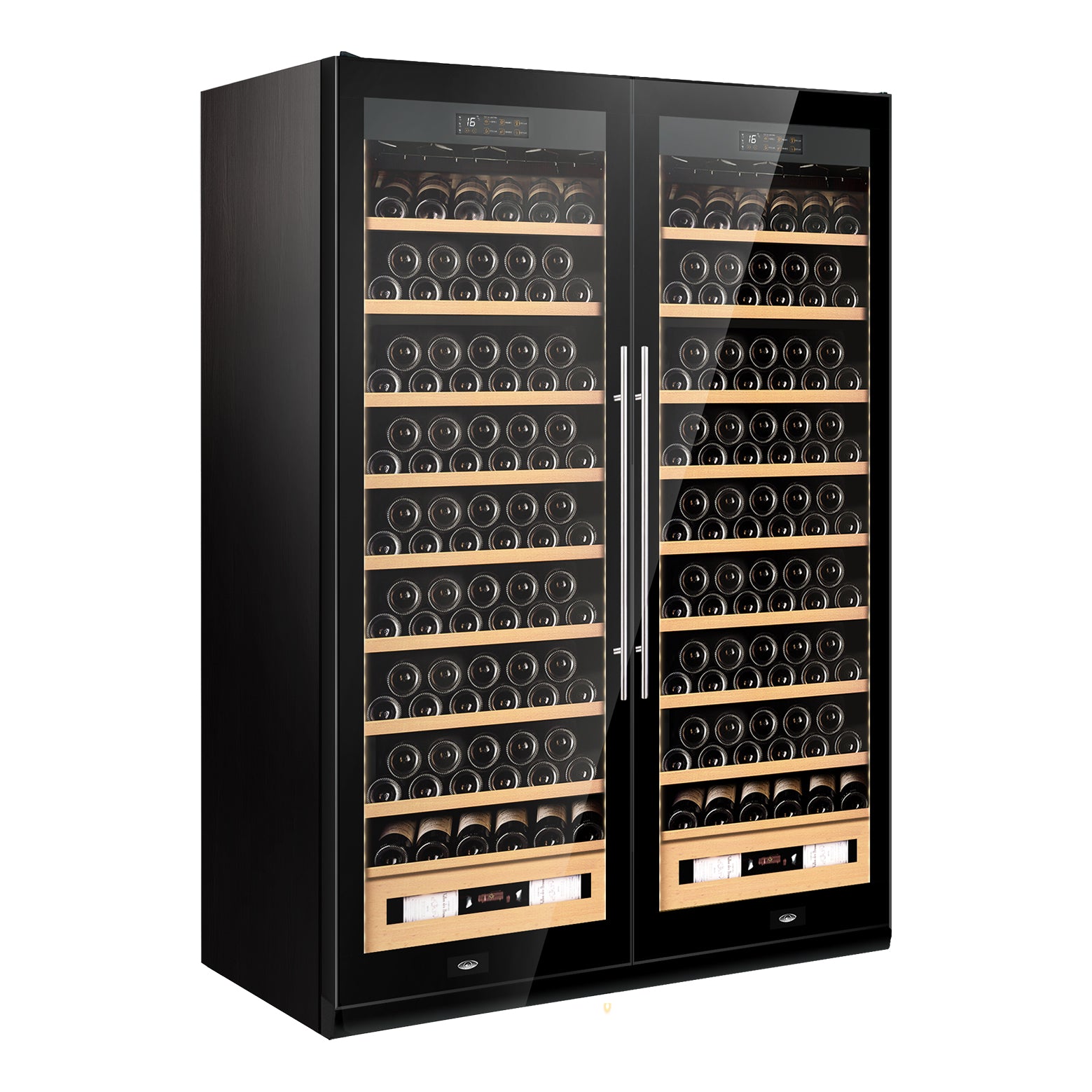 Raching - SD-800 Dual-Zone Smart Cigar Humidor & Wine Cabinet